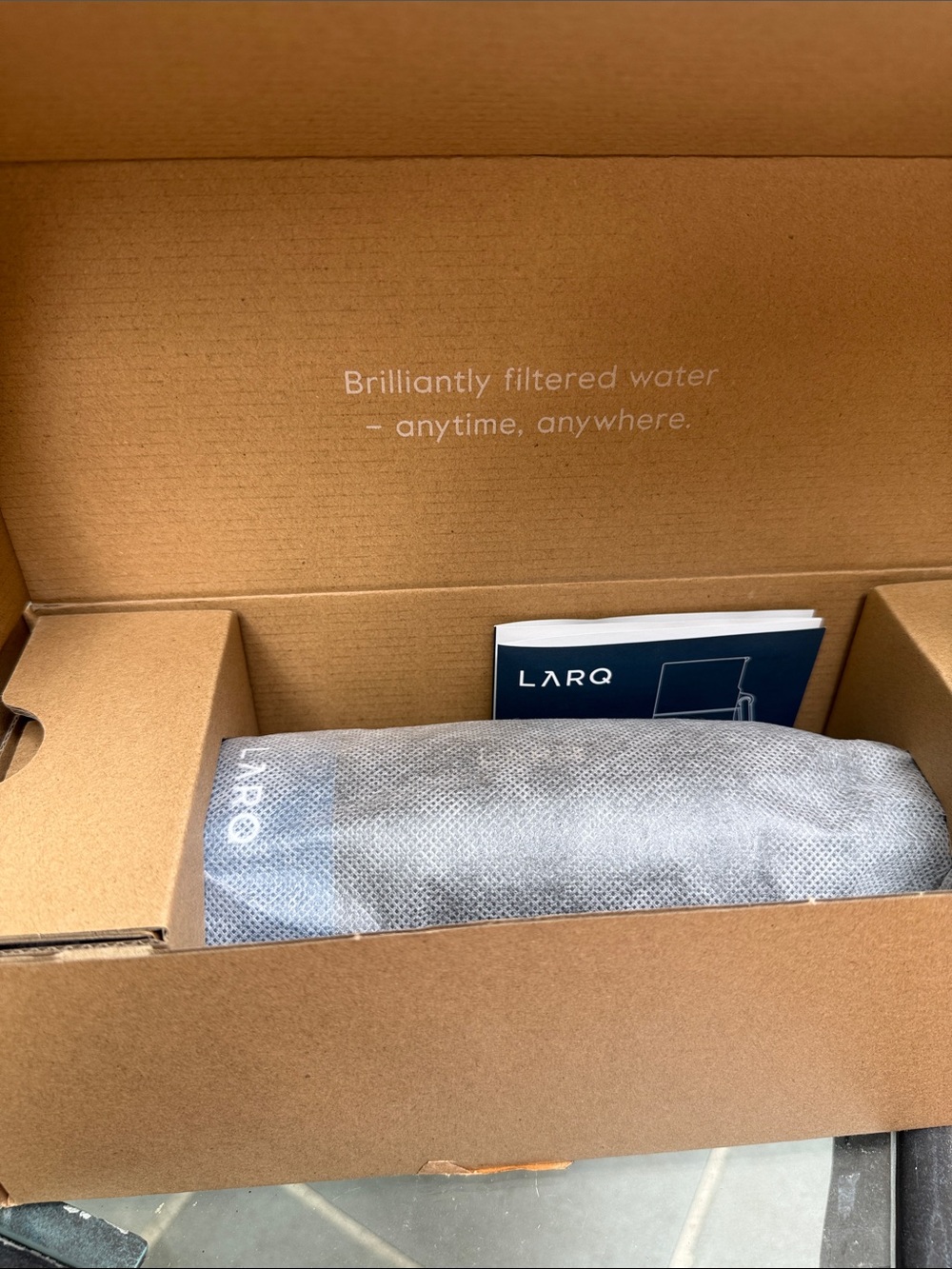 LARQ Stainless Water Bottle - Gray